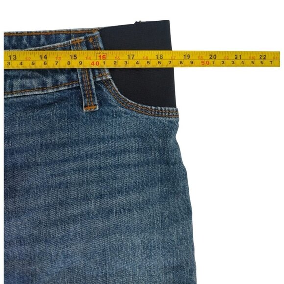 Isabel Women's Maternity Denim Shorts, 2-Pack, with Stretch Side Panels, Size 8 - Picture 10 of 10